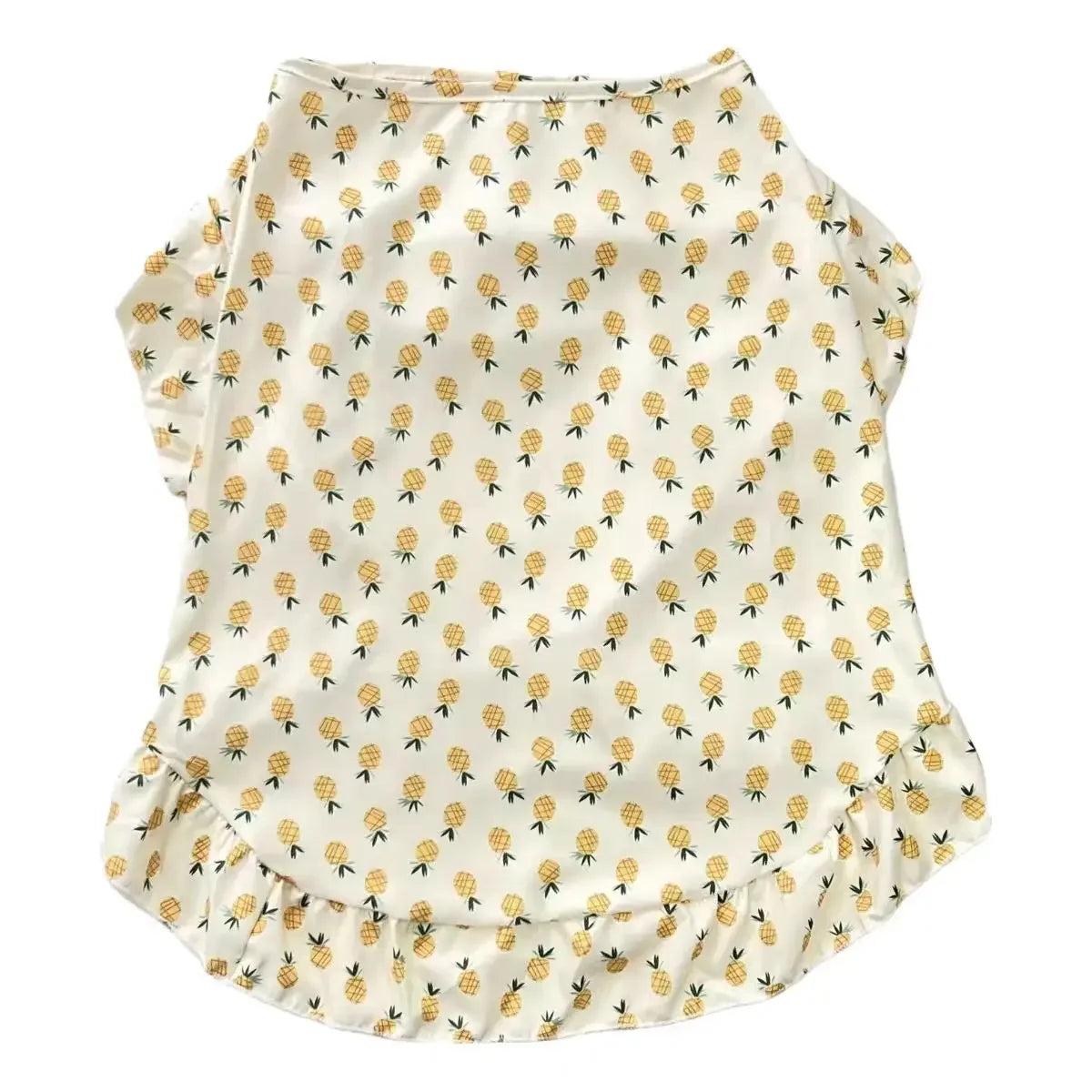 Summer Print Dog Shirt Dress