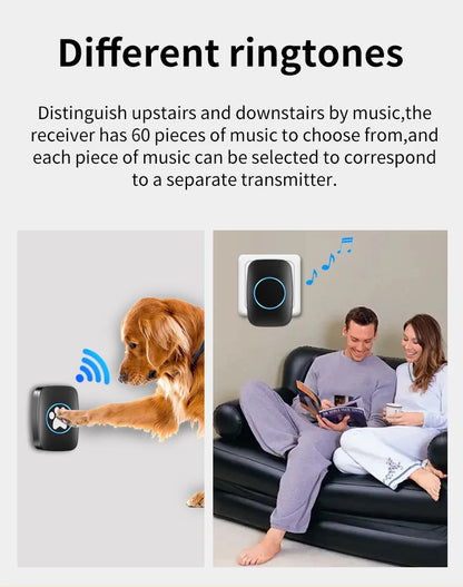 Touch Pet Doorbell for Cat or Dog Training