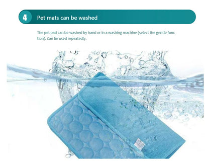 Washable Pet Cooling Summer Mat