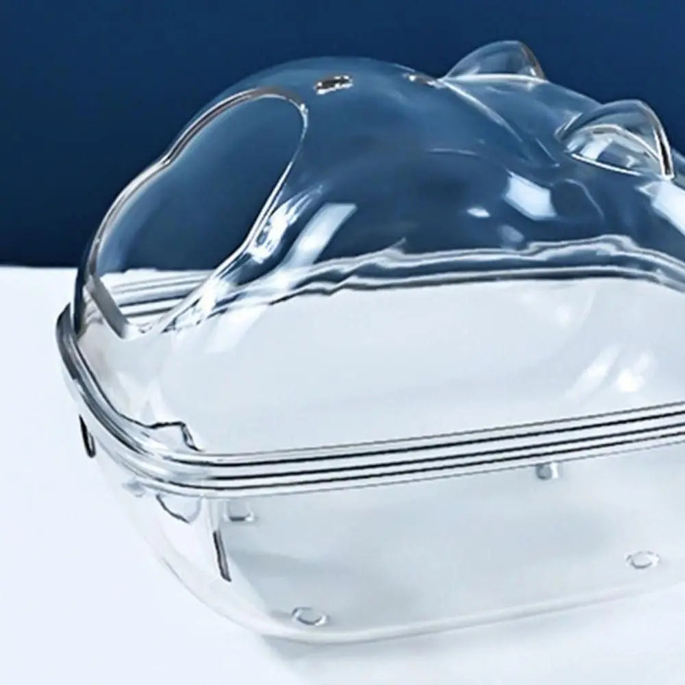 Transparent Hamster Sand Bath Box