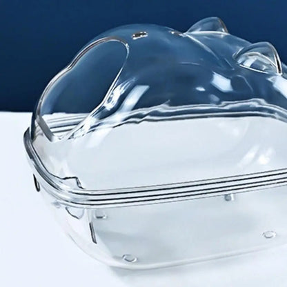 Transparent Hamster Sand Bath Box