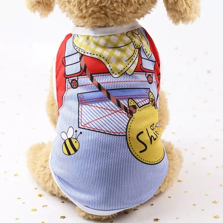 Cartoon T-Shirt for Small Pets