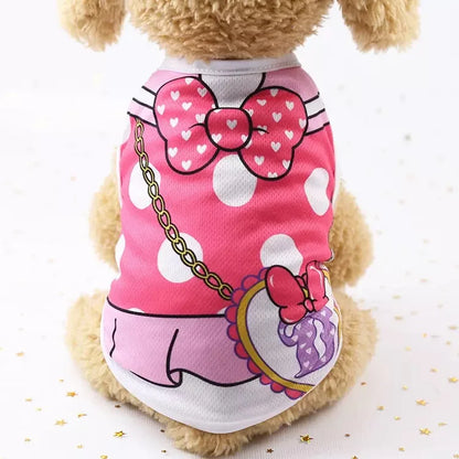 Cartoon T-Shirt for Small Pets