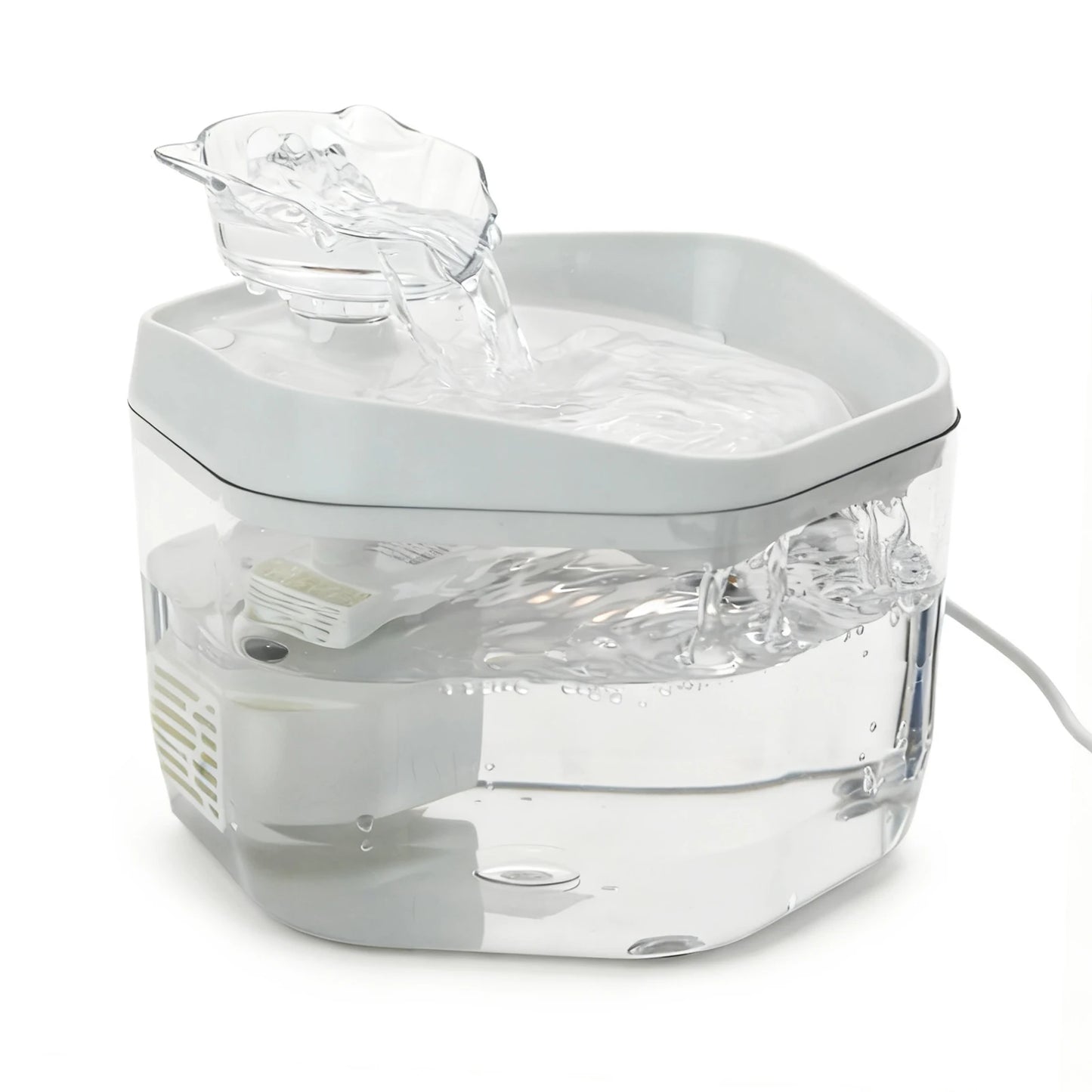 Pet Drinking Fountain, USB Powered - Suitable for Cats/Small to Medium Dogs