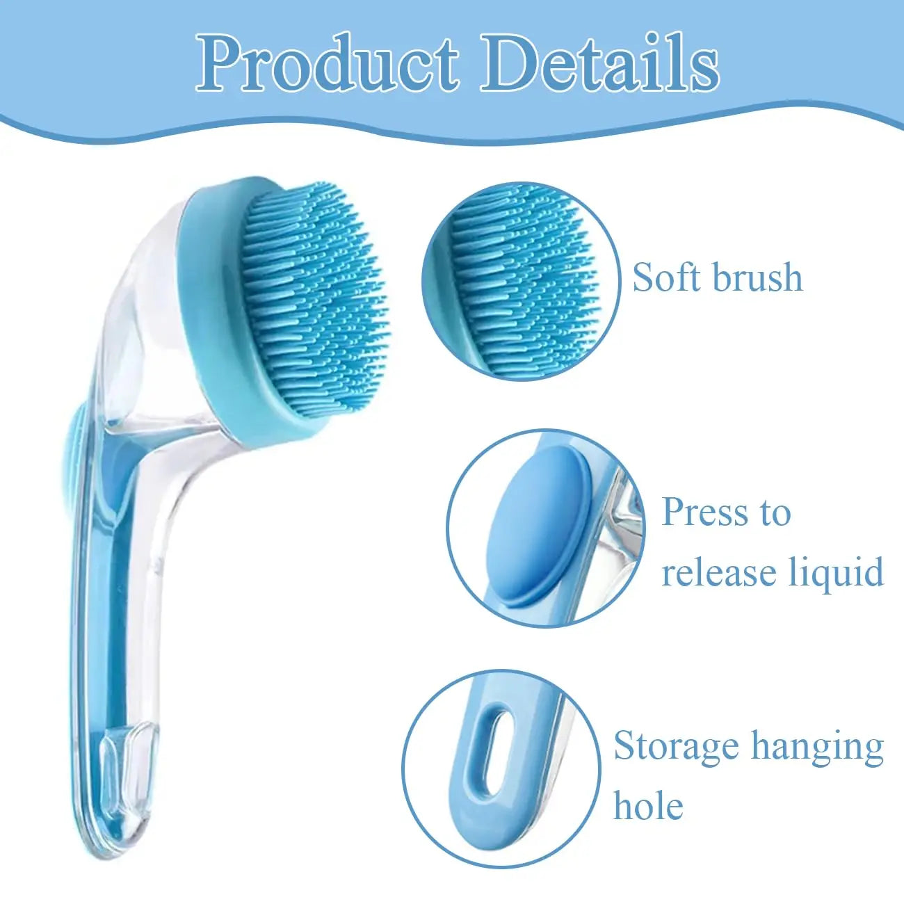 Multi-Use Pet Bath Brush