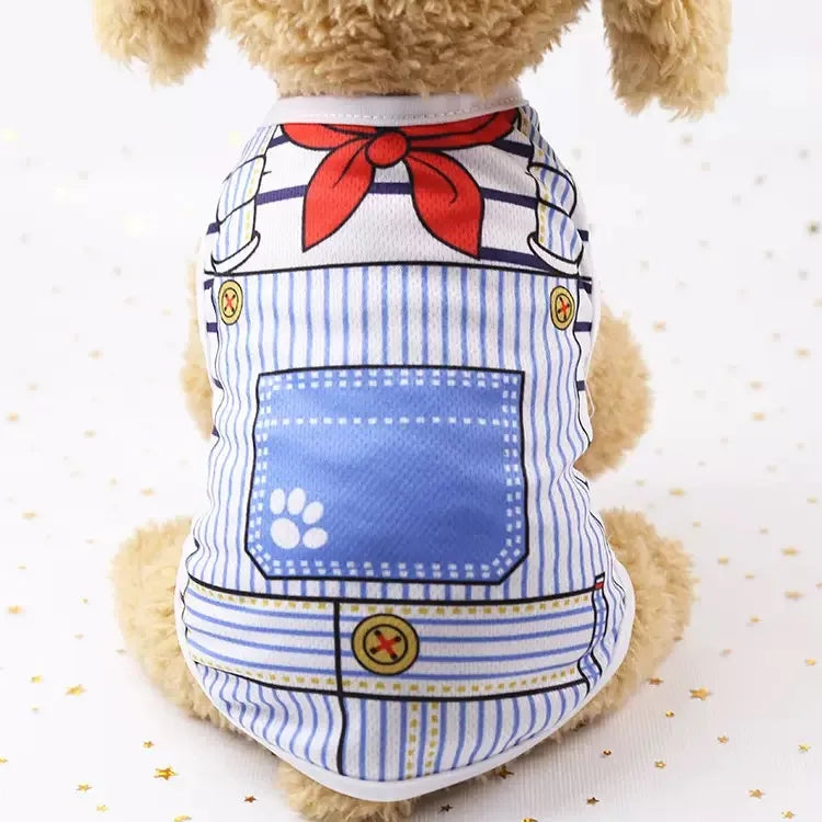 Cartoon T-Shirt for Small Pets