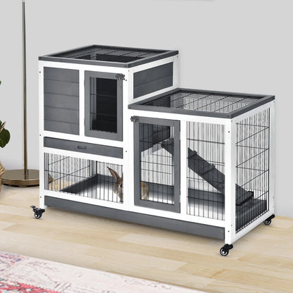 Elevated Indoor Small Animal Habitat