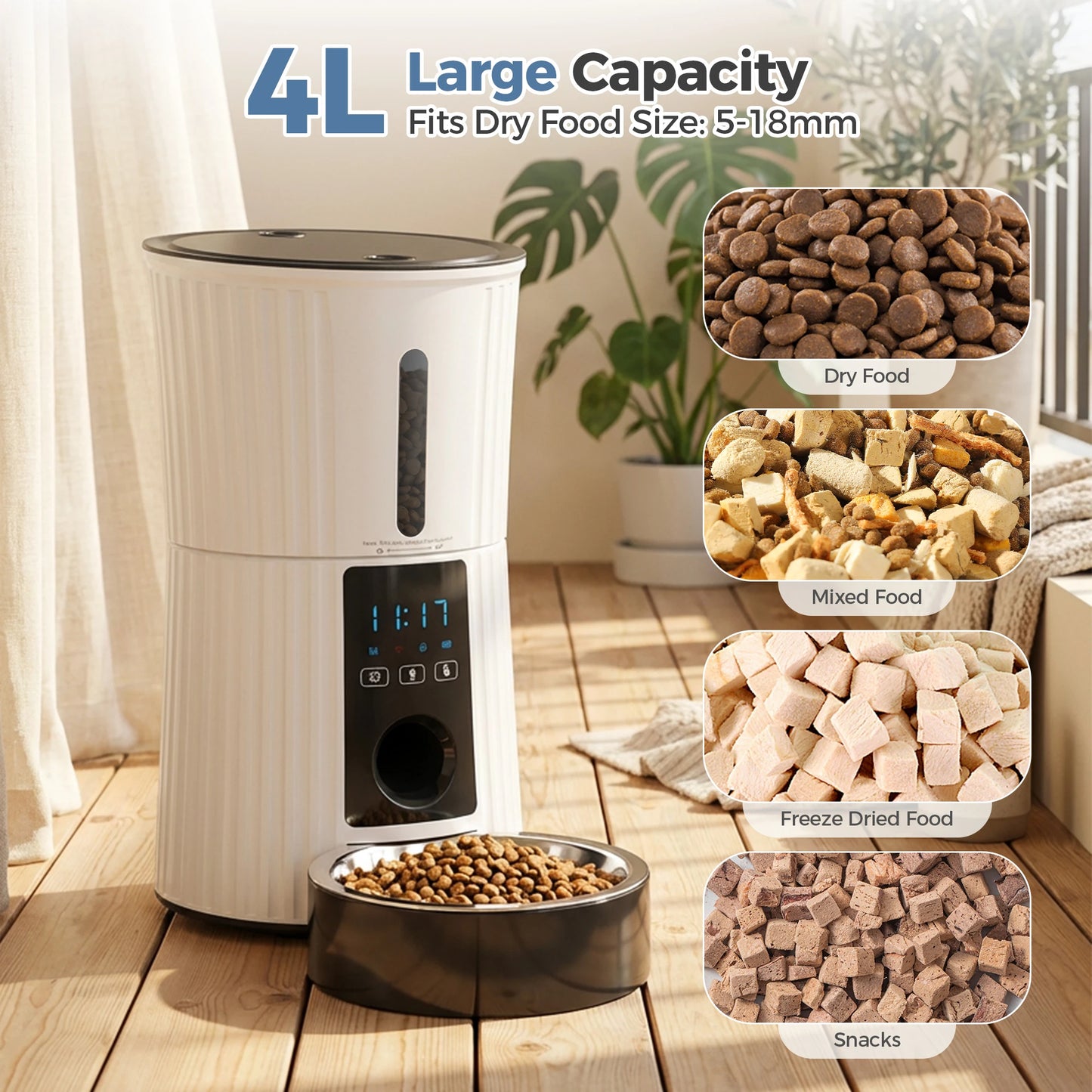 Automatic & Programmable Pet Food Dispenser