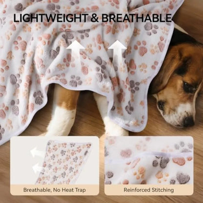 3 Fluffy Premium Pet Blankets for Small Pets