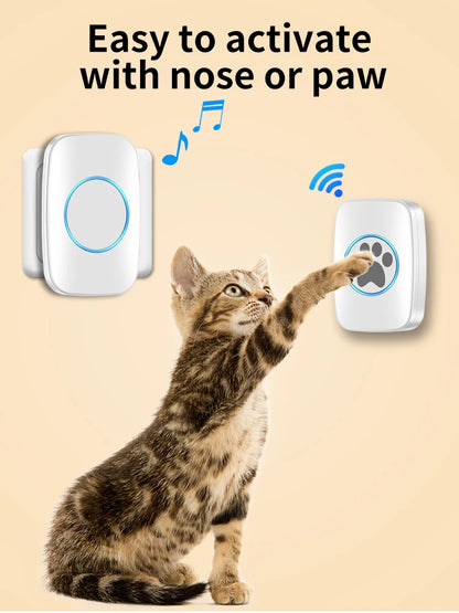 Touch Pet Doorbell for Cat or Dog Training