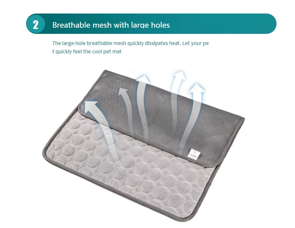 Washable Pet Cooling Summer Mat