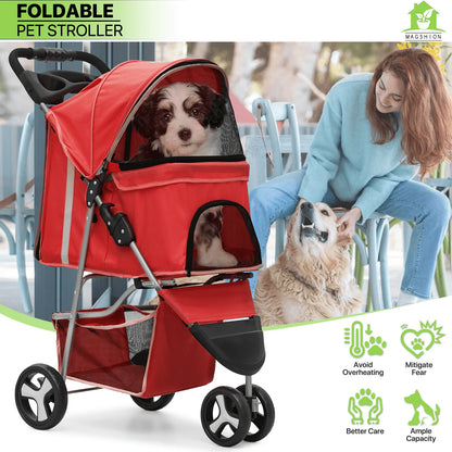 3 Wheels Pet Stroller
