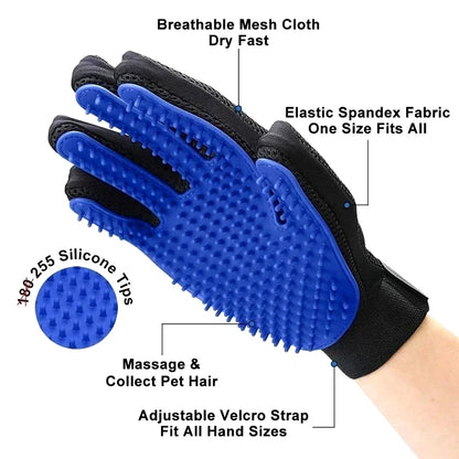 Silicone Pet Grooming Gloves