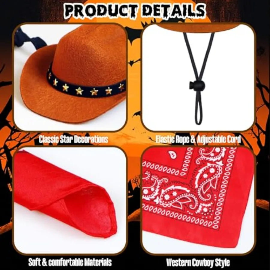 2-Piece Pet Cowboy Costume