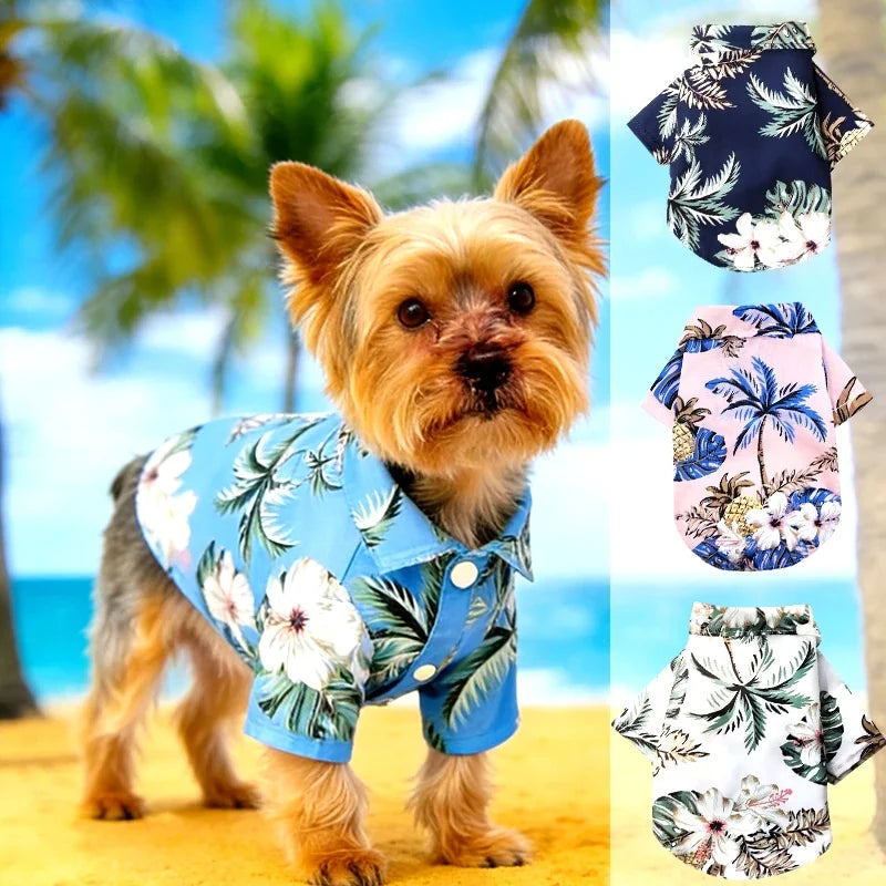 Hawaiian Style Pet Shirt