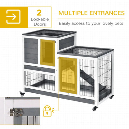 Elevated Indoor Small Animal Habitat