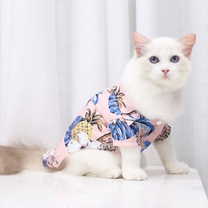 Beach Wear Hawaiian Pet Shirt