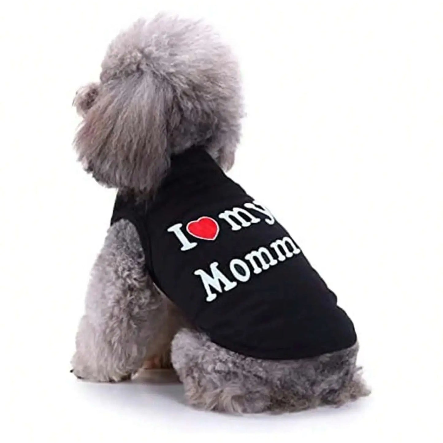 Pet T-Shirt I Love My Daddy Mommy