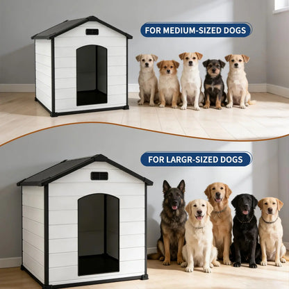 Outdoor Waterproof Insulated Dog House