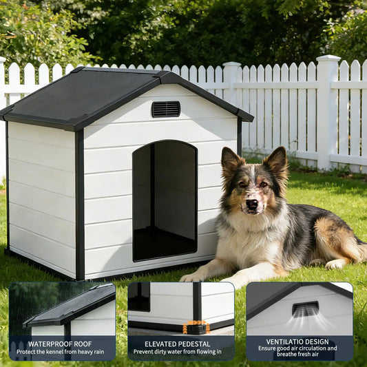 Outdoor Waterproof Insulated Dog House