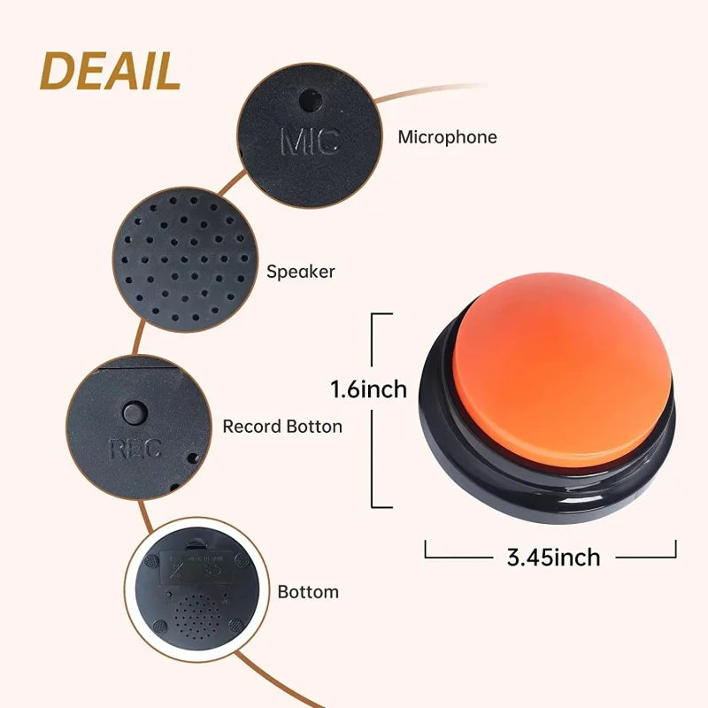 Dog Buttons for Communication and Training