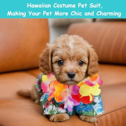 3 Piece Pet Hawaiian Costume