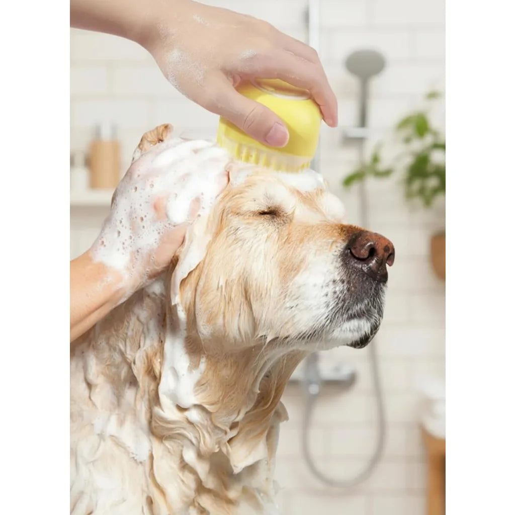 Silicone Bath Pet Brush