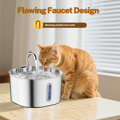 Top Rated Stainless Steel Pet Water Fountain