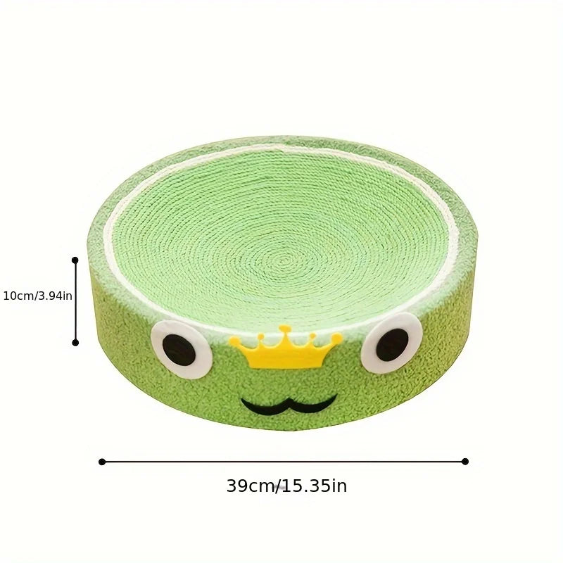 Cute Round Pet Scratcher Pad