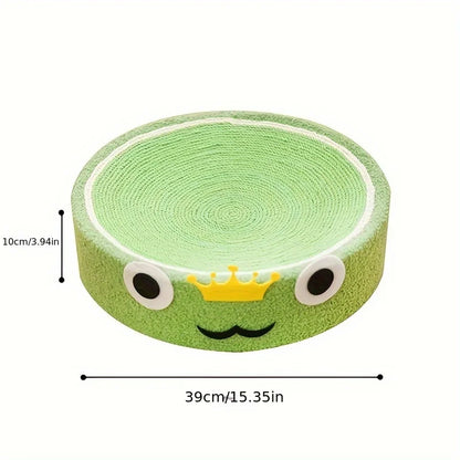 Cute Round Pet Scratcher Pad