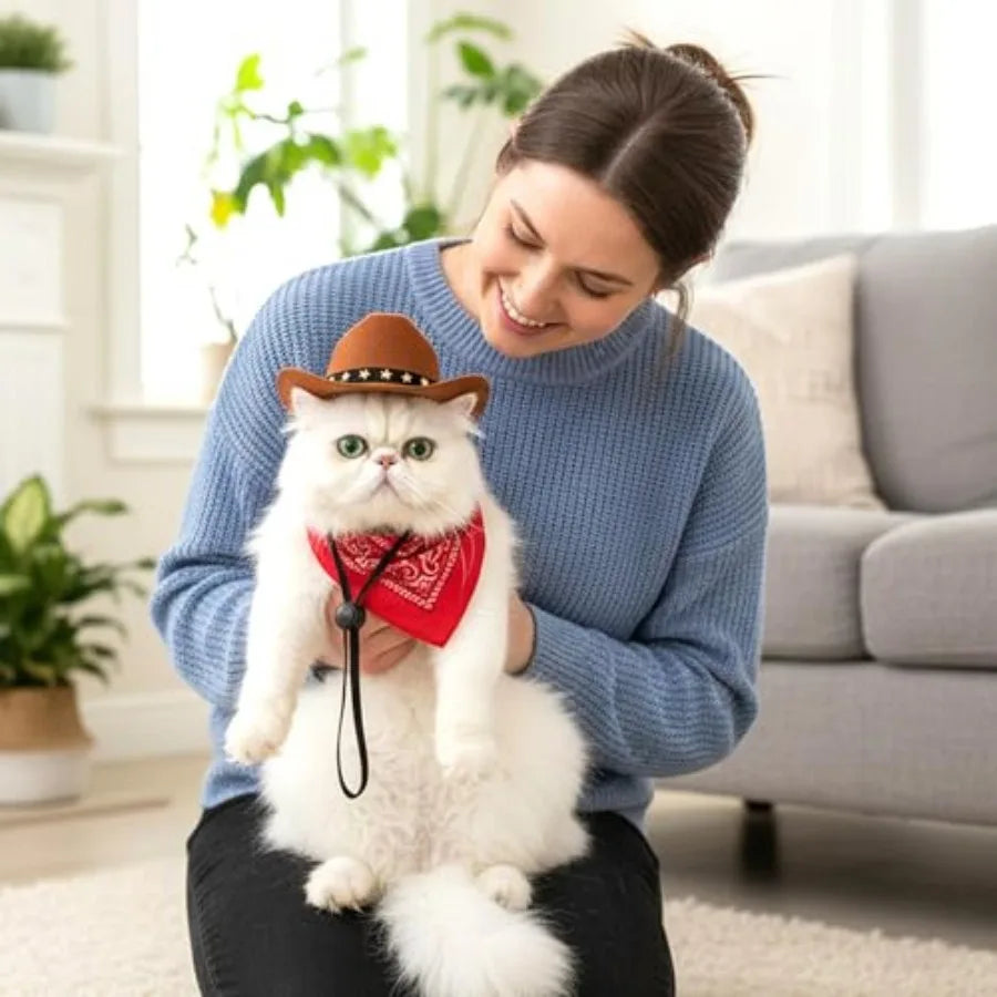 2-Piece Small Pet Cowgirl Costume
