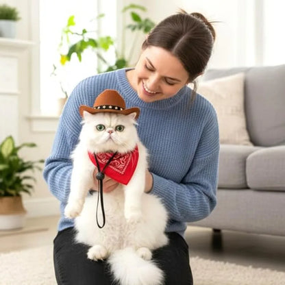 2-Piece Small Pet Cowgirl Costume