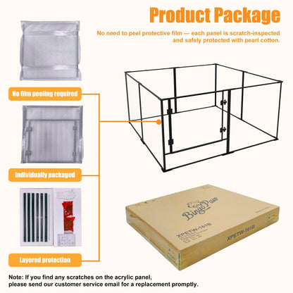 Clear Acrylic Pet Playpen